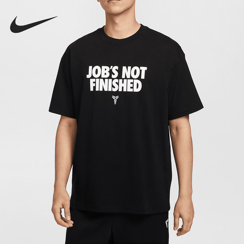 Nike/耐克正品2025Kobe男士宽松休闲印花经典透气短袖II6592-010