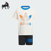 阿迪达斯正品 ADI Adidas 70S SET小童运动两件套JI9845