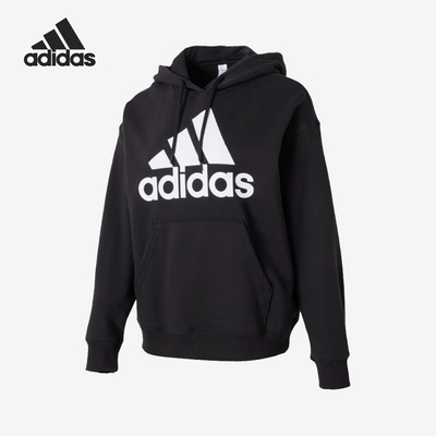 阿迪达斯女士透气套头运动卫衣