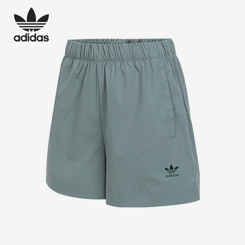 Adidas/阿迪达斯正品三叶草女士宽松系带经典松紧轻质短裤JD1507