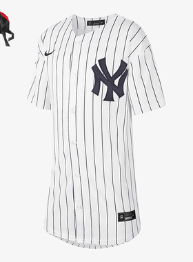 Nike/耐克正品纽约洋基队大童棒球运动短袖球衣DZ3685-100