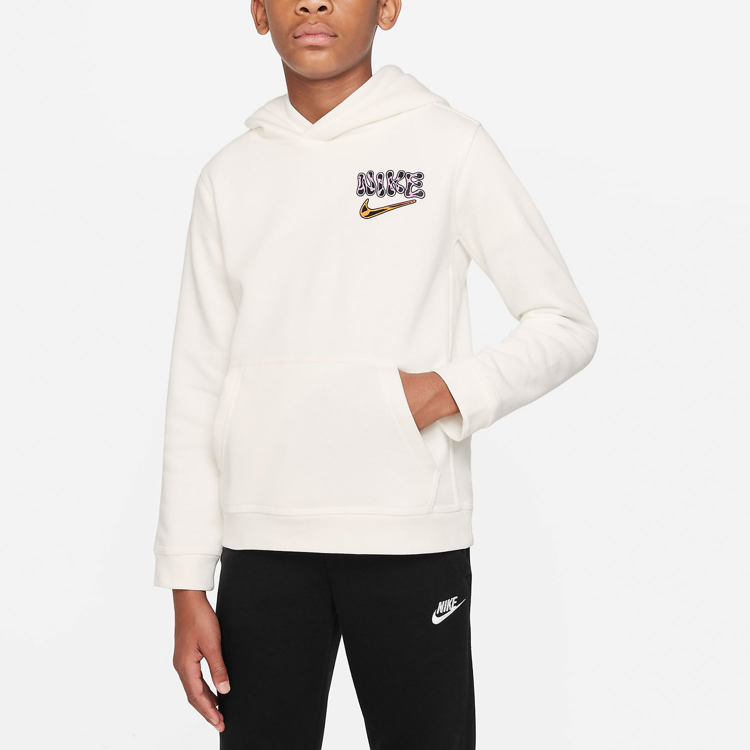 Nike/耐克正品休闲大童时尚潮流运动卫衣套头衫 DM4092-133