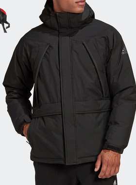 Adidas/阿迪达斯正品冬季男子户外运动休闲保暖羽绒服 GK0667