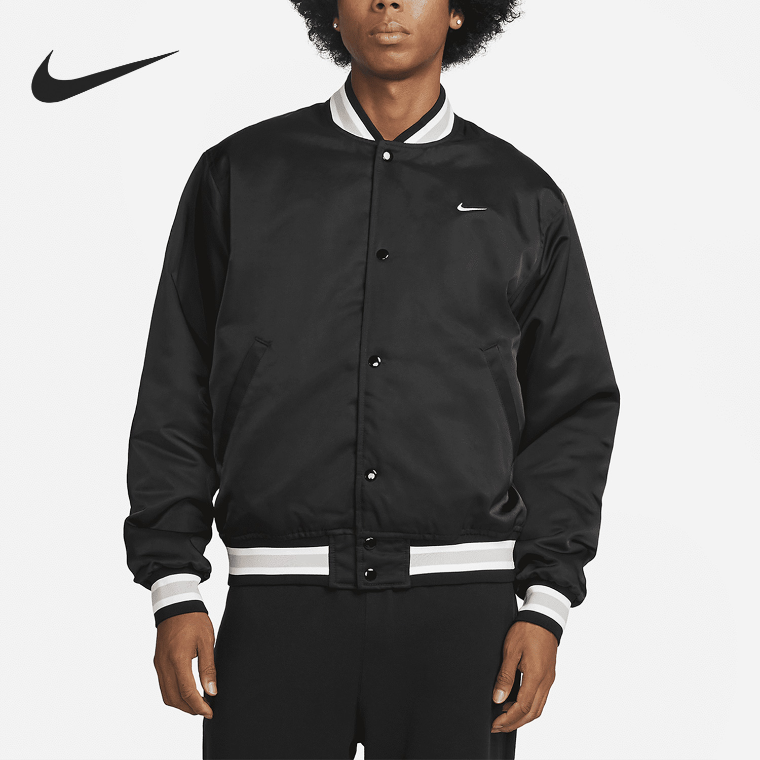 Nike/耐克官方正品春季新款男子休闲保暖夹克立领外套DX0659-010