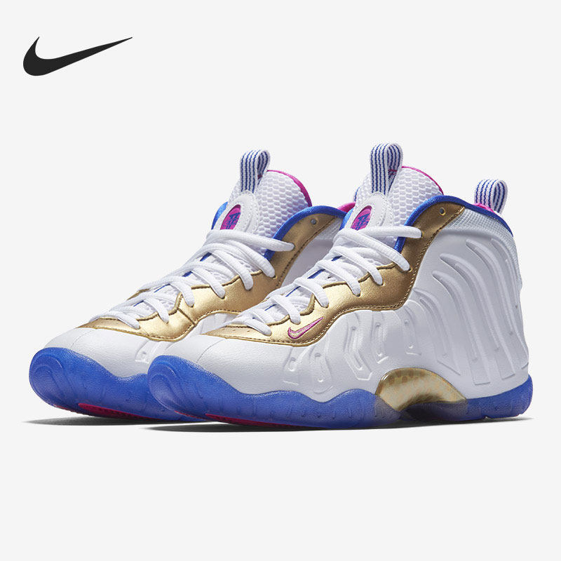 Nike/耐克正品当季新款高帮儿童训练减震运动篮球鞋 644791-103