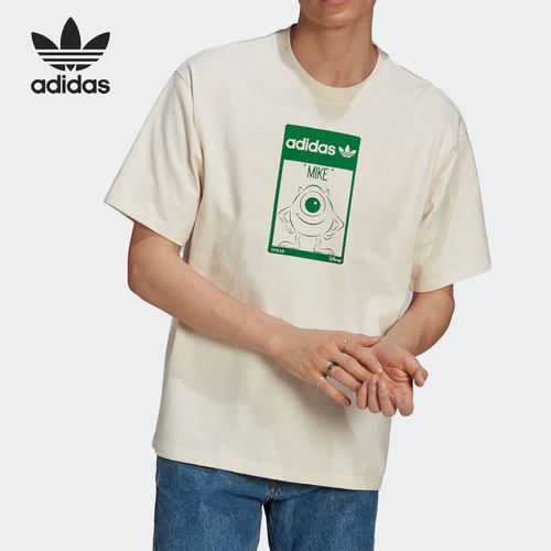 阿迪达斯三叶草男女休闲运动T恤