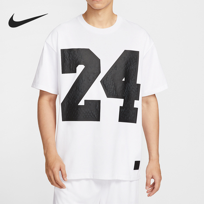 Nike/耐克正品Dri-FIT男士休闲篮球字母印花宽松短袖IM0565-100
