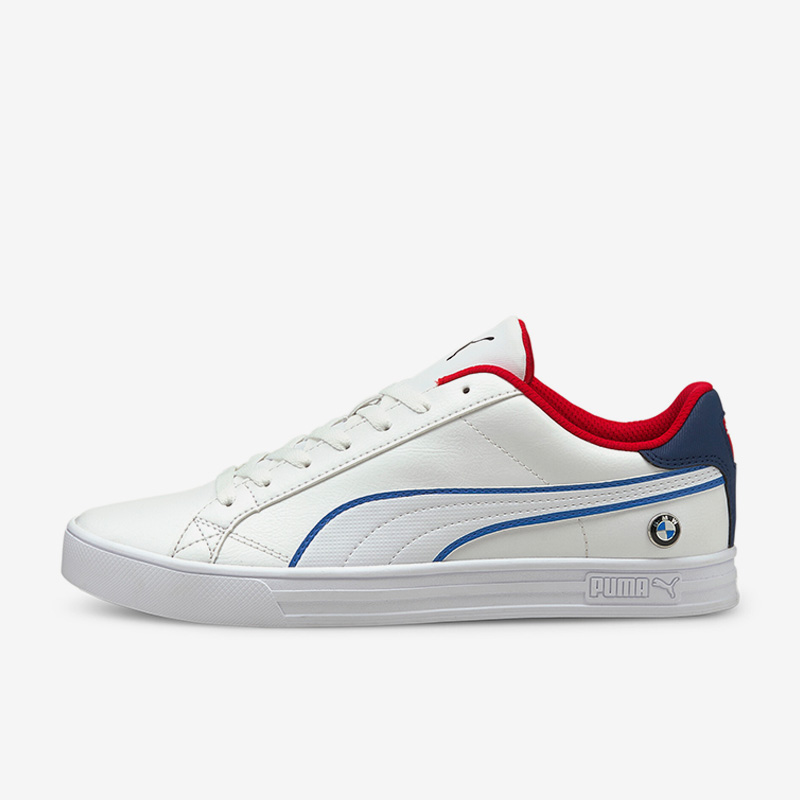 Puma/彪马官方正品Smash男子简约轻便透气低帮休闲板鞋306876-02