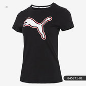 T恤845871 Puma 新款 女子运动休闲圆领短袖 彪马正品 秋冬季