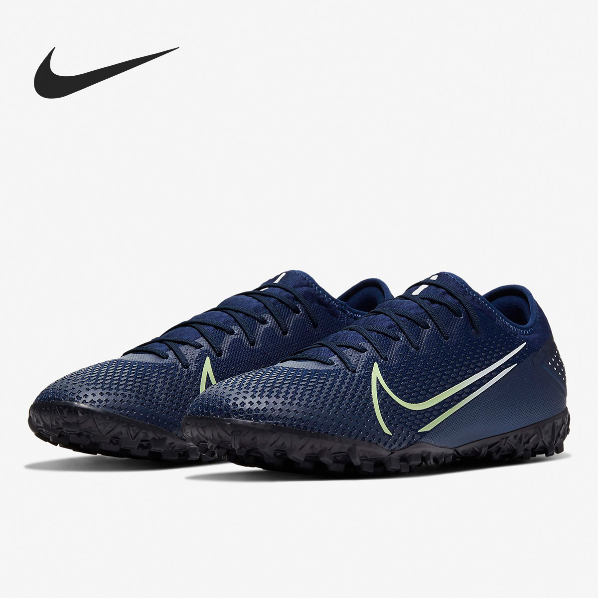 Nike/耐克正品当季新款男子低帮人草TT碎钉缓震训练足球鞋CJ1307