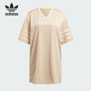 Adidas 三叶草女士篮球风运动宽松连衣裙IT7303 阿迪达斯正品