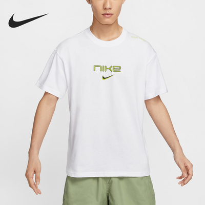 Nike/耐克正品2024新款男士简约柔软透气运动短袖FZ5416-100