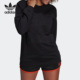 Adidas 阿迪达斯正品 三叶草女子运动健身休闲圆领卫衣DU9852
