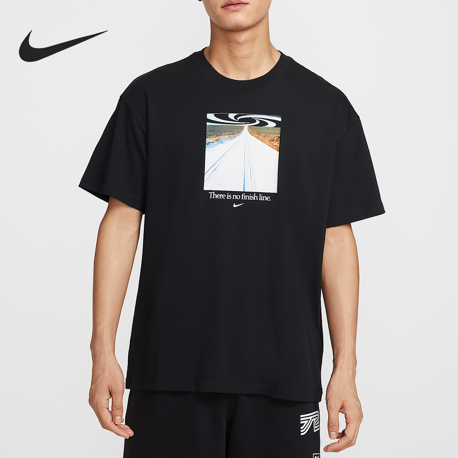 Nike/耐克正品Sportswear 男士休闲针织图案透气短袖HQ9269-010