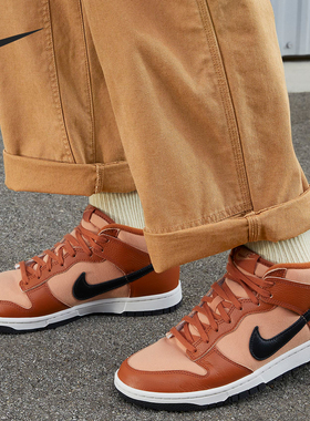 Nike/耐克正品Dunk Mid男士复古防滑耐磨运动板鞋DZ2533-200