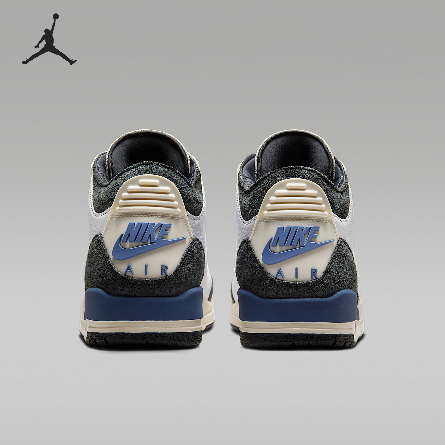 Nike/耐克正品JORDAN男士气垫缓震中帮经典运动篮球鞋HV8571-100