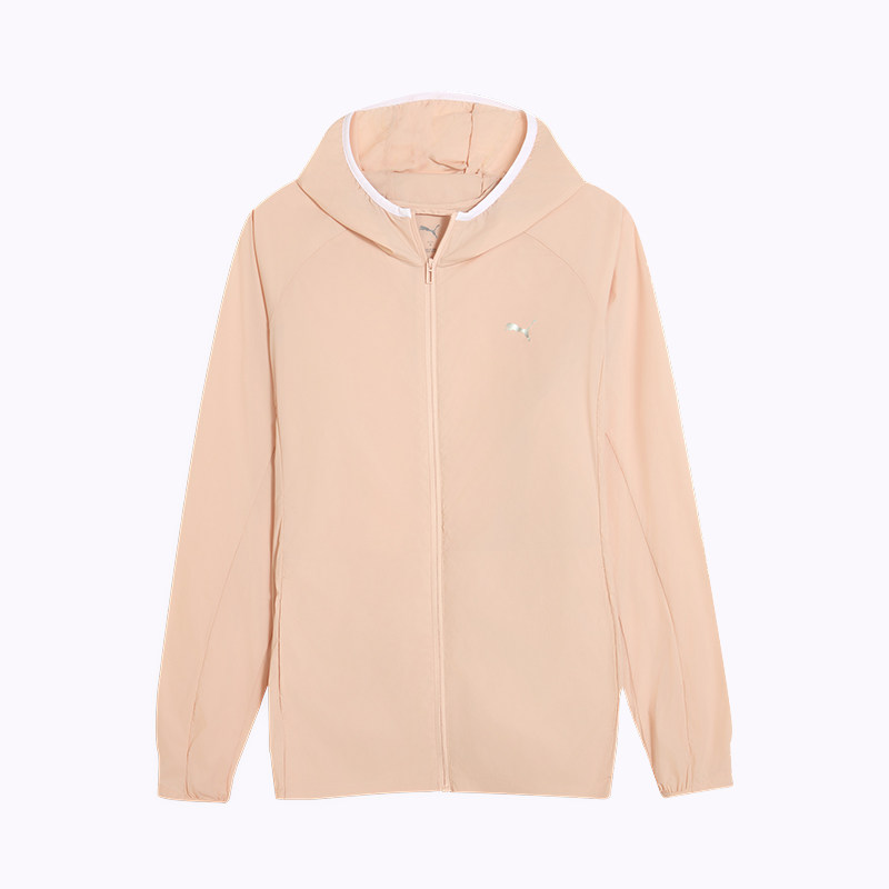 Puma/彪马正品2025夏季款女士休闲连帽半透明透气外套527980-91