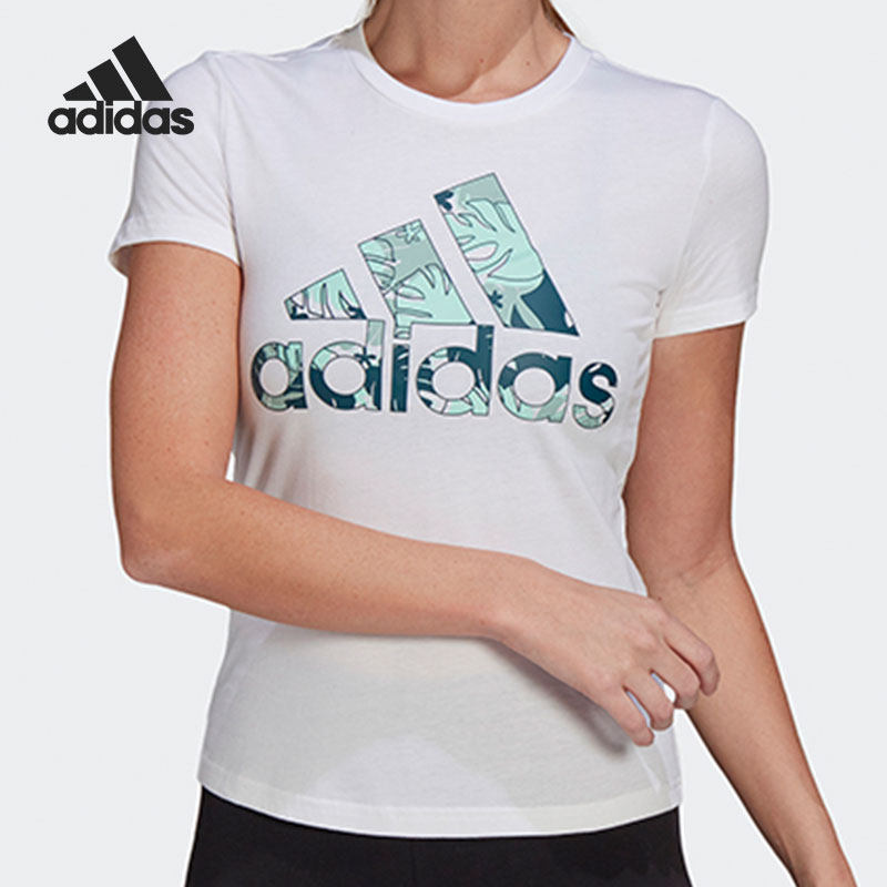 Adidas/阿迪达斯正品当季新款运动圆领透气女子休闲T恤 GL6845,运动服/休闲服装,运动T恤,淘宝优惠券,粉丝福利购,淘宝优惠卷