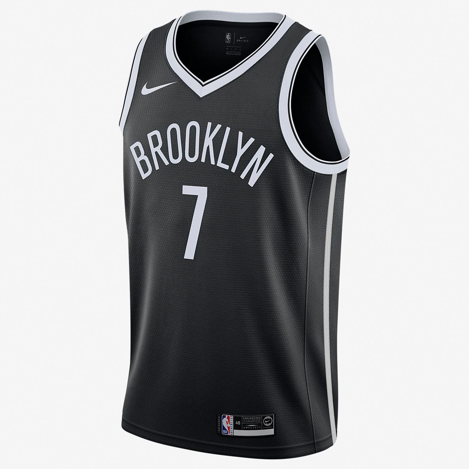 Nike/耐克正品布鲁克林篮网队 SW NBA JERSEY 男子运动球衣864459