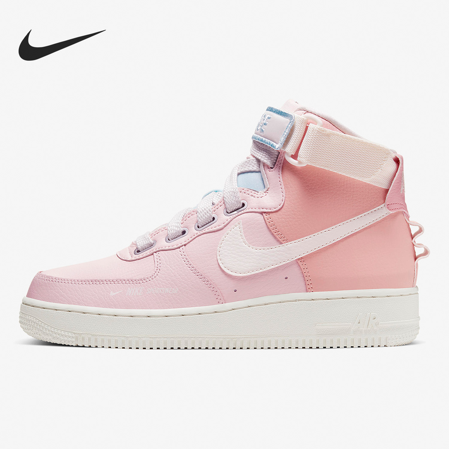 Nike/耐克正品Air Force 1女子运动休闲高帮板鞋CQ4810-621