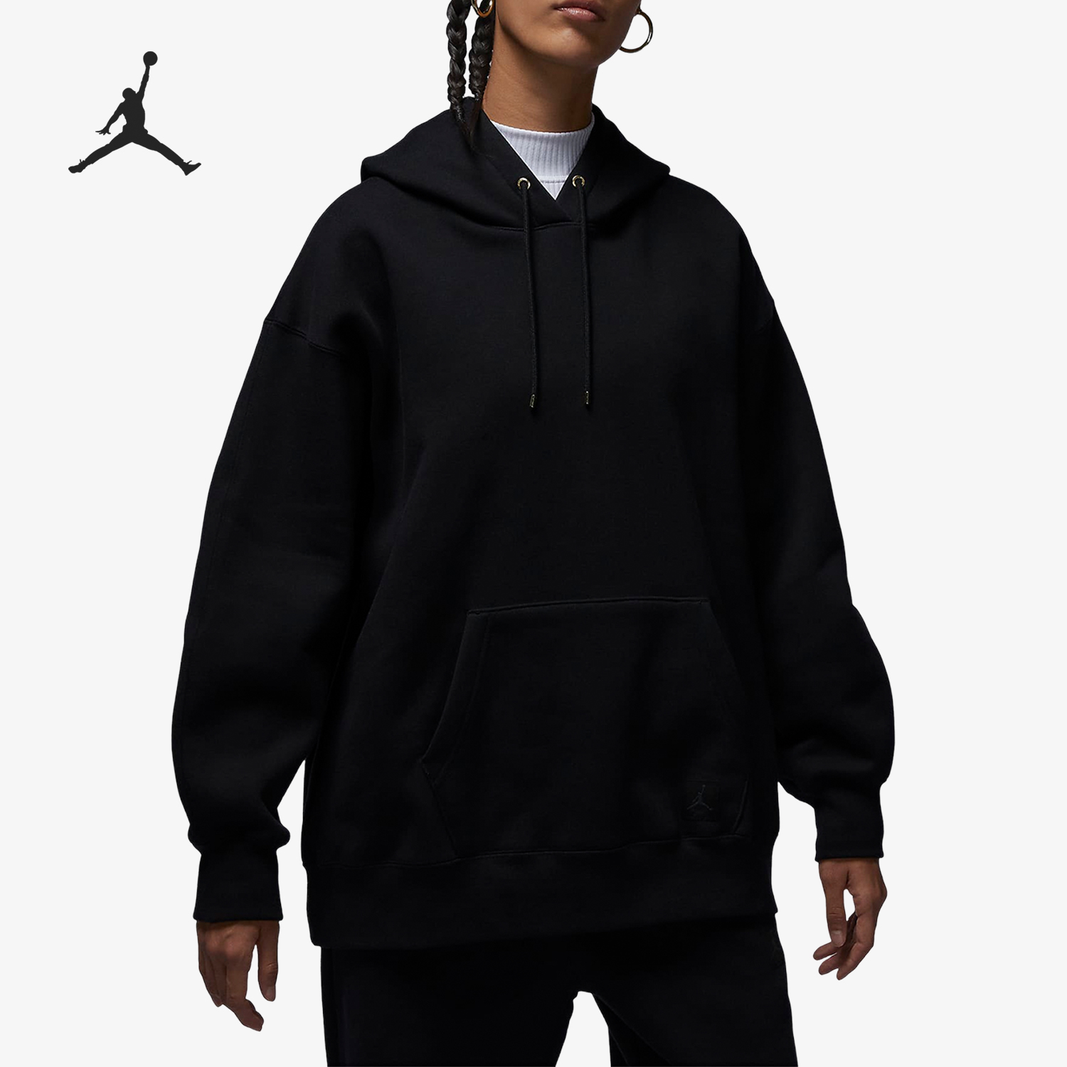 Nike/耐克正品Air Jordan女士连帽休闲运动卫衣FB5111-010