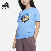 耐克正品 夏季 Sportswear大童运动短袖 Nike T恤FD0848 412