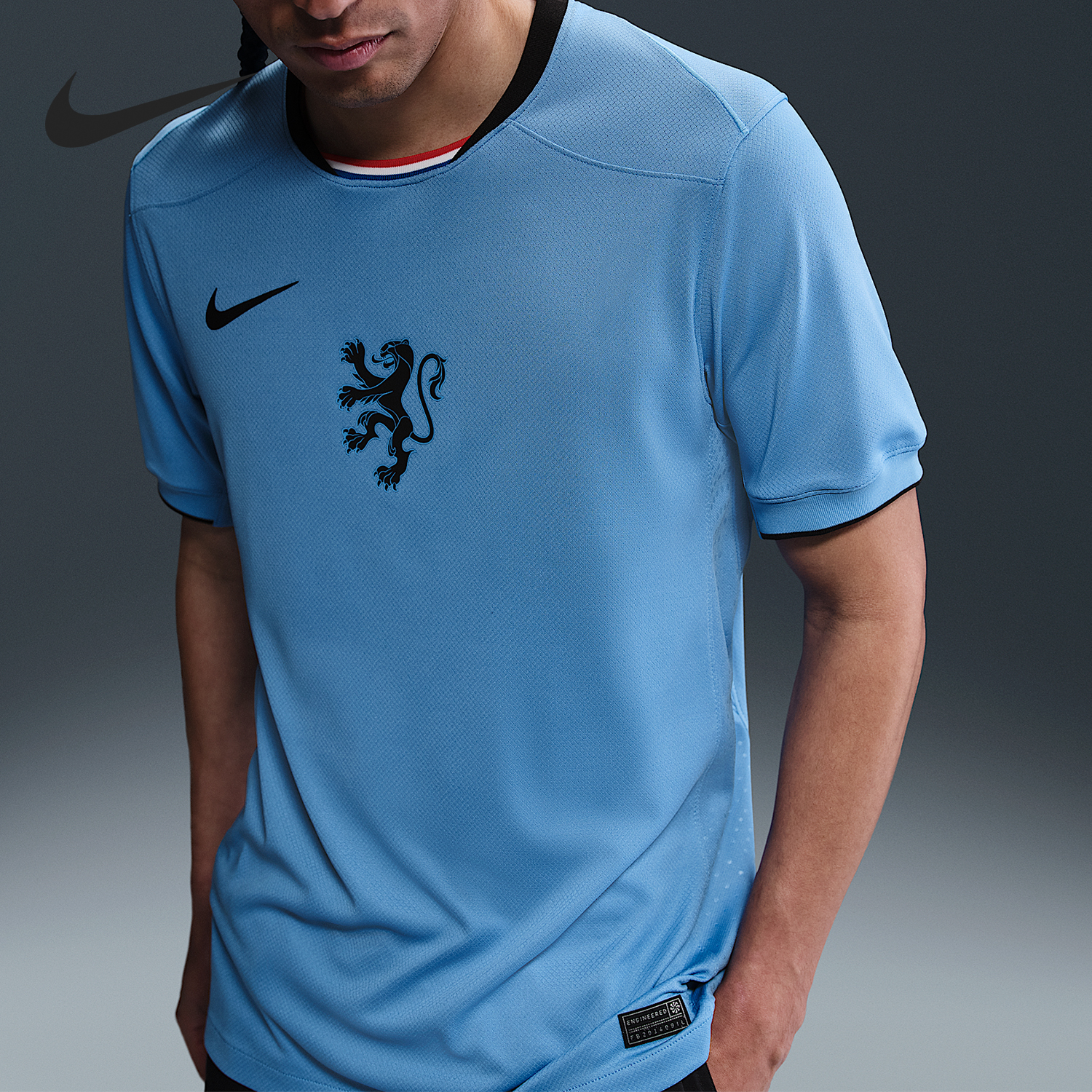 Nike/耐克正品Dri-FIT男士针织训练运动经典足球短袖FZ9025-489