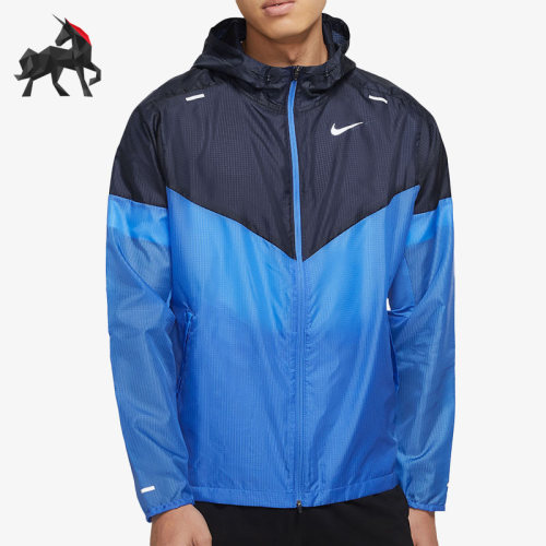 耐克男子连帽反光跑步运动外套