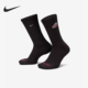耐克正品 Everyday Plus男女透气运动袜一双装 Nike FQ0327 010
