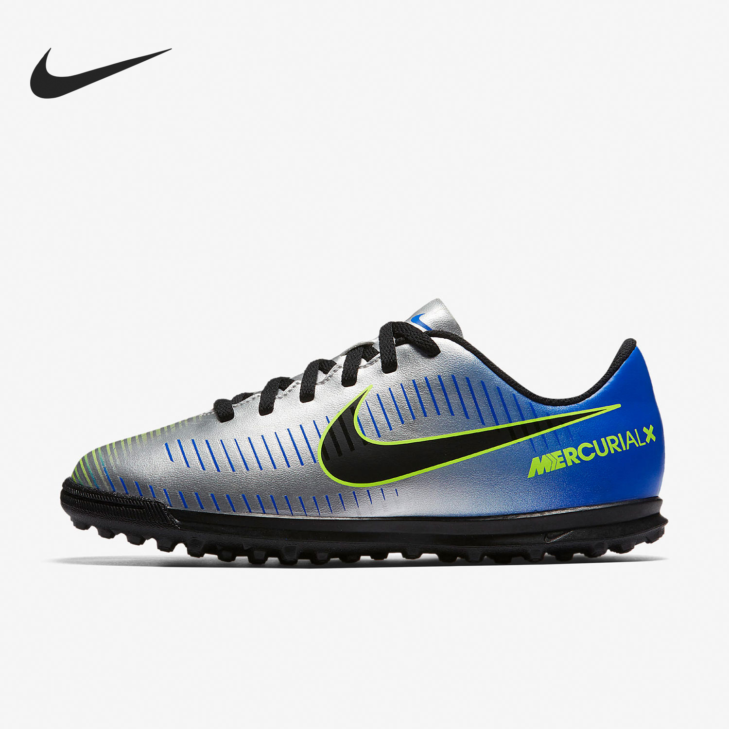 Nike/耐克官方正品低帮GS女子大童TF胶质碎钉足球鞋921497-407
