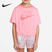 耐克正品 夏季 大童透气休闲运动短袖 Nike T恤DM3579 680
