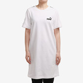 彪马正品 春季 女子白色圆领短袖 PUMA 运动休闲连衣裙533194