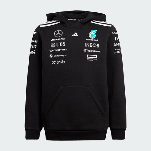 Adidas/阿迪达斯正品2025新款大童经典宽松户外连帽卫衣JX0683