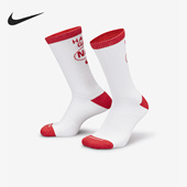 耐克正品 Everyday Plus舒适中筒运动袜一双装 Nike DQ7709 100