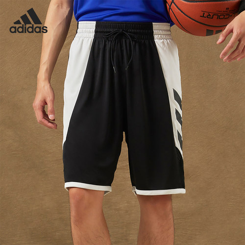 Adidas/阿迪达斯正品当季新款男子LOGO休闲篮球运动短裤FH7947