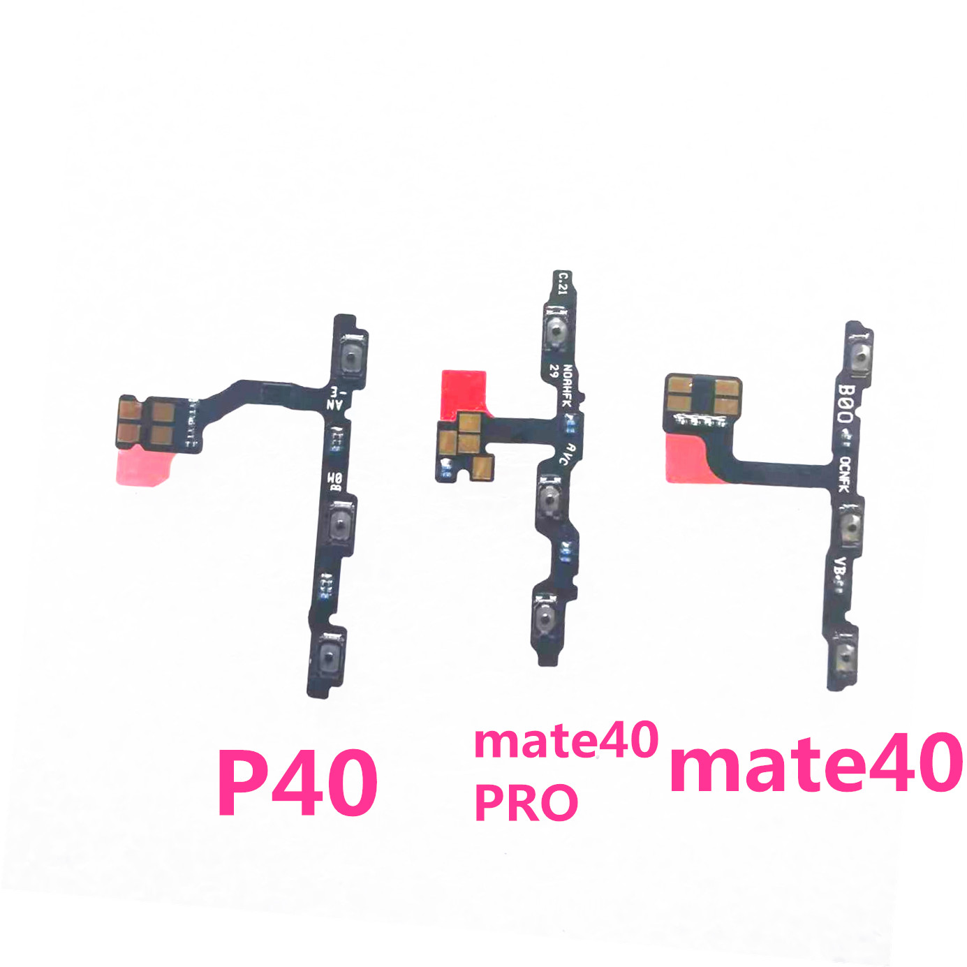 适用于华为 p40开机排线 mate40 40pro开关音量侧键 锁屏声音键