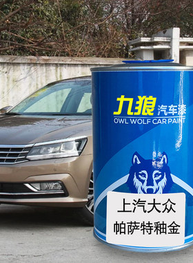 九狼汽车漆大成品众改色车漆帕萨补漆特釉金珊红檀紫玄武黑自喷漆