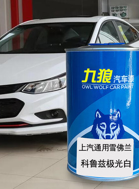 汽车上成汽通品用雪漆佛兰科鲁兹极光白冰海蓝科鲁泽天真白冰晶蓝