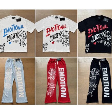 MIXEDEMOTION复古字母印花套装