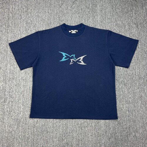 美潮高街蝴蝶LOGO宽松短袖T恤