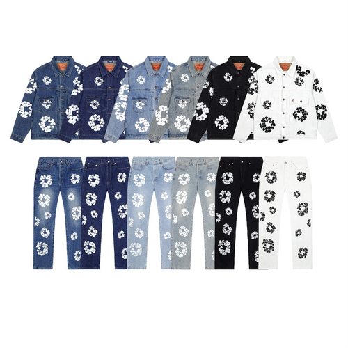 木棉花满印印花休闲套装