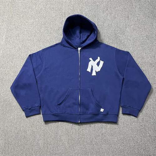 AKIMBO CLUB zip hoodie 拉链加绒男女青年秋冬潮牌流行小众卫衣