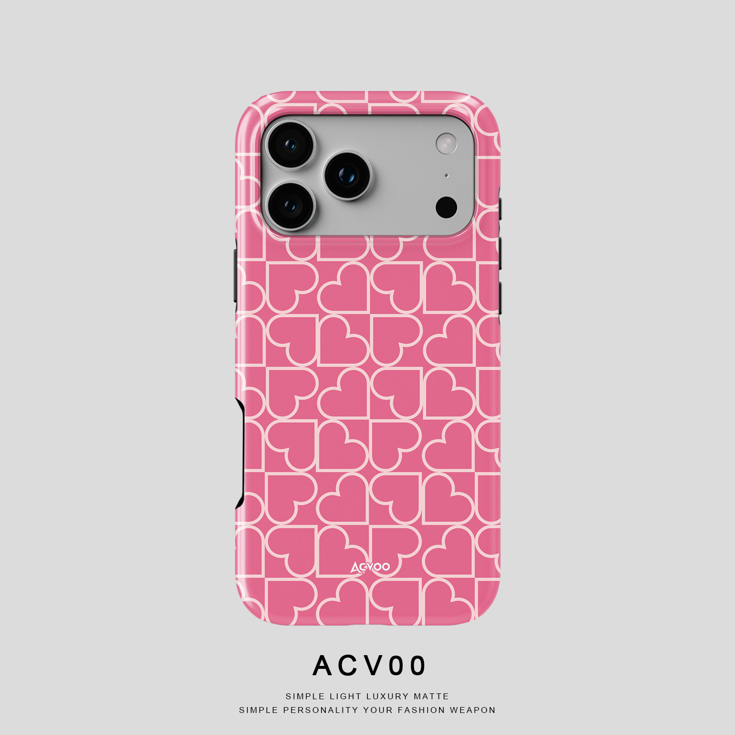 Acvoo热恋之韵·几何爱意交响曲iPhone17Promax保护16适用于苹果15手机壳14防摔壳13不褪色12可水洗全包