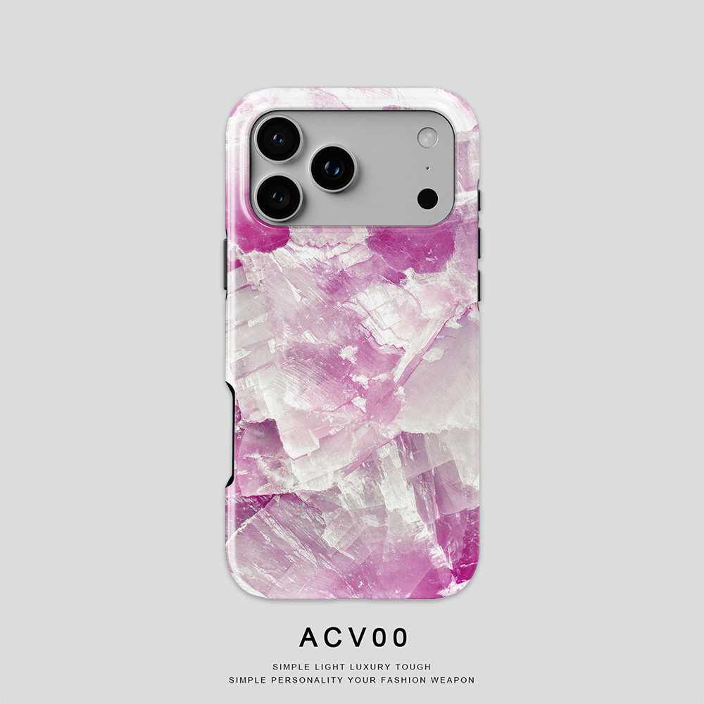 Acvoo蔷薇晶石玫瑰晶屿iPhone17Promax保护16适用于苹果15手机壳14防摔壳13不褪色12环保可水洗Air全包