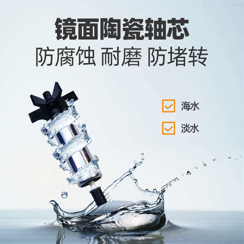 希腾超静音变频潜水泵鱼缸水族箱底循环过滤泵水陆两用鱼池抽水泵