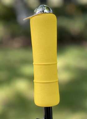 高颜值简约小黄伞创意黄色雨伞抗风男女优质16骨长柄伞自动晴雨伞