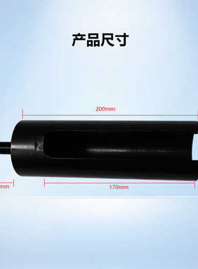 机床打刀缸中心出水打刀筒cnc配件气缸配件中喷旋转接头金钟罩保