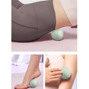 足底筋膜球按摩球深层穴位肌肉放松肩颈椎健身瑜伽手握经络花生球