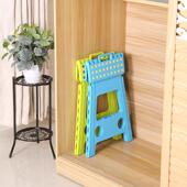 瀛欣折叠凳子便携式 可手提45CM高防滑成人户外餐桌椅塑料家用板凳