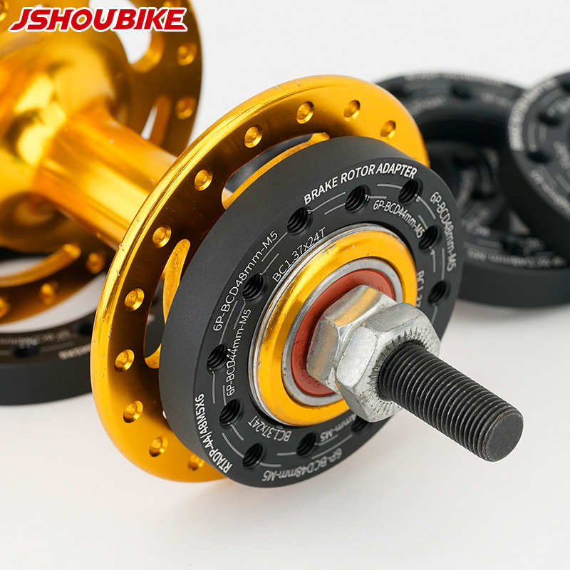 自行车刹车碟片底座转换座 山地车螺纹花鼓48mm 44mm碟片螺纹法
